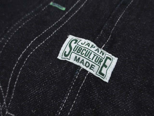 【中古】サブカルチャー subculture デニム カバーオールジャケット 1 SCJK-CL12 メンズ_3