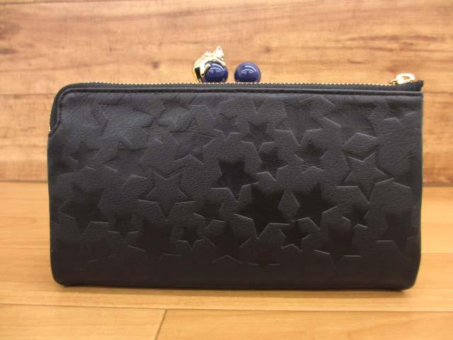 【中古】アナスイ ANNA SUI プレイングキャット がま口ファスナー 長財布 レディース_1