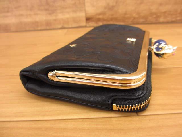 【中古】アナスイ ANNA SUI プレイングキャット がま口ファスナー 長財布 レディース_3