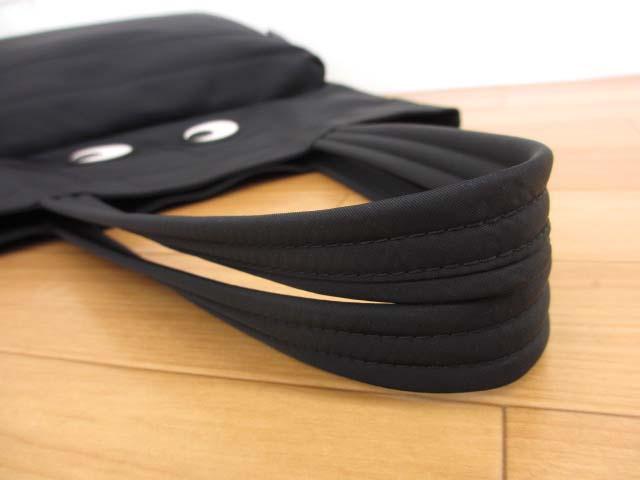 【中古】アニヤハインドマーチ ANYA HINDMARCH Tote Eyes in Black トートバッグ ナイロン 152938 アイズ レディース_2
