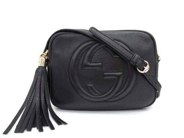 【中古】グッチ GUCCI 308364 ソーホー スモー ルディスコ ショルダーバッグ カメラバッグ インターロッキングG