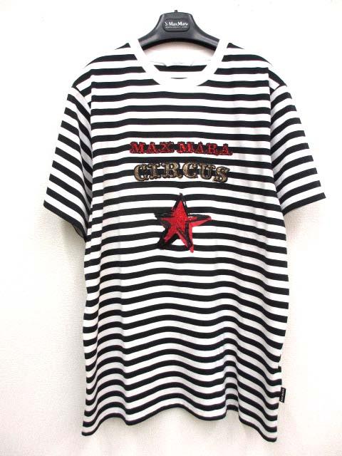 【中古】マックスマーラ MAX MARA KAKI オーバーサイズ Tシャツ CIRCUS M レディース