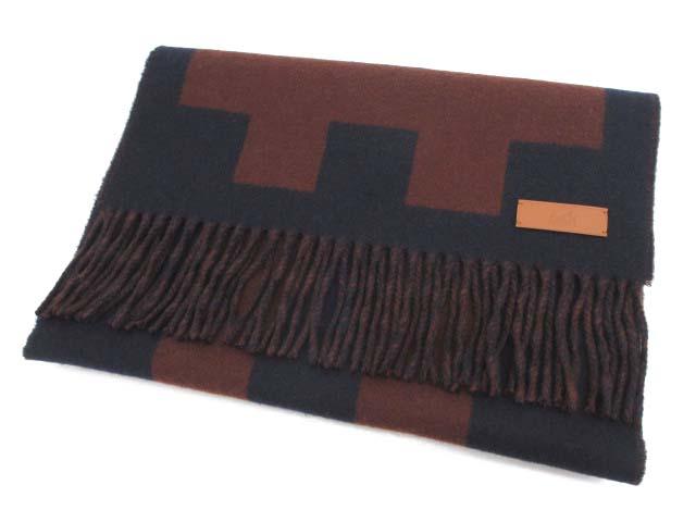 【中古】未使用品 エルメス HERMES  H259143S カシミヤ マフラー ソー・ドゥ・エ  レディース