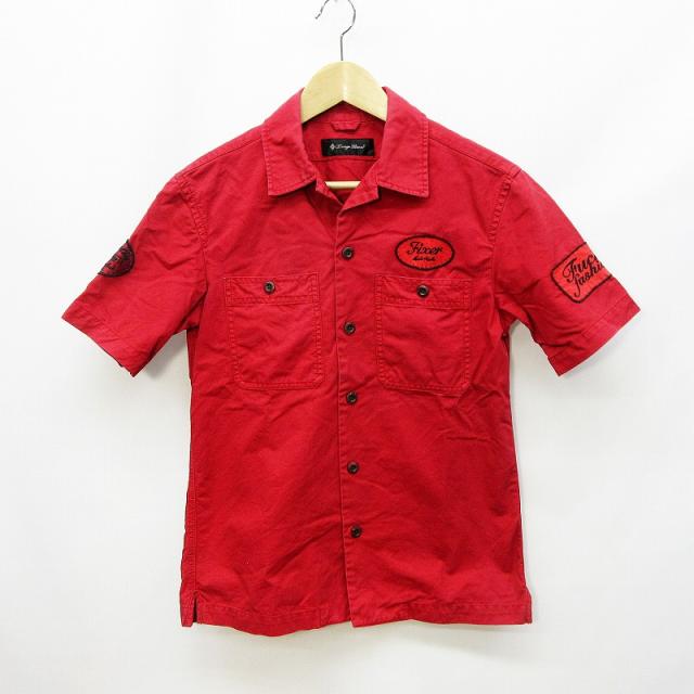 中古 ラウンジリザード Lounge Lizard 半袖 ワークシャツ 赤 レッド系 メンズの通販はau Pay マーケット ブランド古着のベクトル