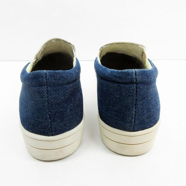 中古 Grace Garden グレースガーデン スニーカー 24cm デニム 切替 ボーダー スリッポン 白 ホワイト系 レディースの通販はau Pay マーケット ブランド古着のベクトル