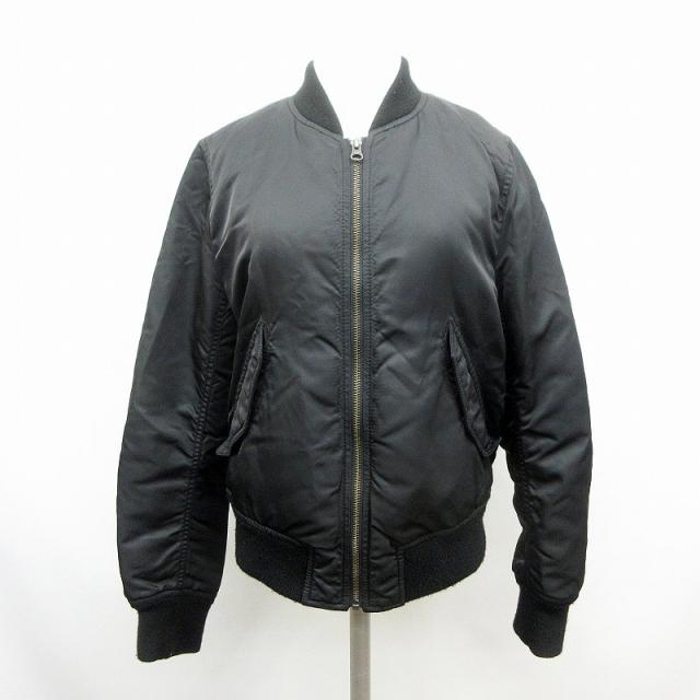 中古 ユニクロ Uniqlo 中綿 ボンバー ジャケット M 黒 ブラック系 38 レディースの通販はau Pay マーケット ブランド古着のベクトル