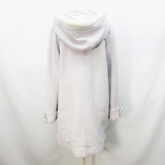 中古 リズリサ Liz Lisa ダッフルコート アウター フード ラビットファー 毛 ウール混 0 S相当 薄紫 パープル系の通販はau Pay マーケット ブランド古着のベクトル