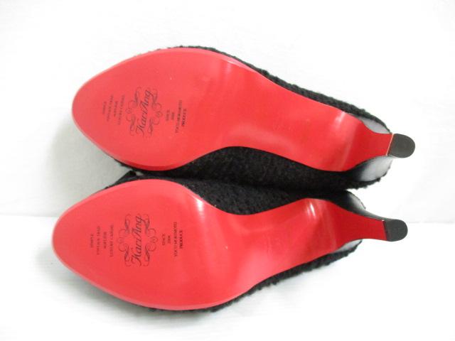 中古 未使用 カリアング Kariang パンプス リボン ボア 切替え 厚底 ハイヒール 23 黒 ブラック 靴 シューズ 箱付の通販はau Pay マーケット ブランド古着のベクトル