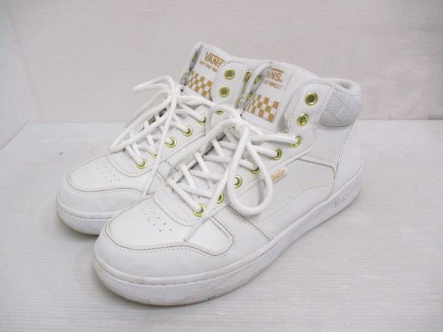 中古 バンズ Vans V24 Magna マグナ ハイカット スニーカー シューズ 26 5 白 金 ホワイト ゴールド 靴 箱付きの通販はau Pay マーケット ブランド古着のベクトル