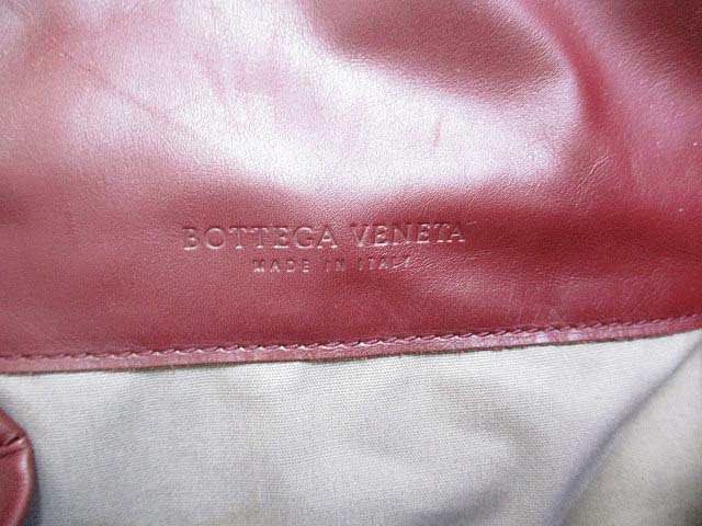 【中古】ボッテガヴェネタ BOTTEGA VENETA 美品 リュックサック バックパック イントレチャート ボルドー 361014｜au PAY  マーケット