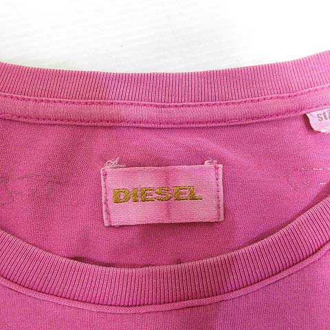 中古】ディーゼル DIESEL 半袖 プリント Tシャツ カットソー L ピンク 正規品 メンズの通販はau PAY マーケット -  ブランド古着のベクトル | au PAY マーケット－通販サイト