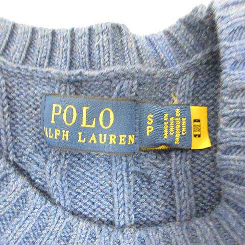 中古】ポロ ラルフローレン POLO RALPH LAUREN 半袖 ニット セーター S