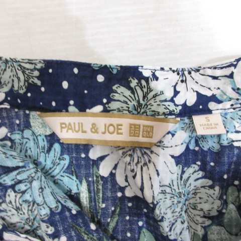 中古】ユニクロ UNIQLO × PAUL&JOE ポール＆ジョー 五分袖 コットン ティアード ワンピース S ブルー 花柄 ロングの通販はau  PAY マーケット - ブランド古着のベクトル | au PAY マーケット－通販サイト