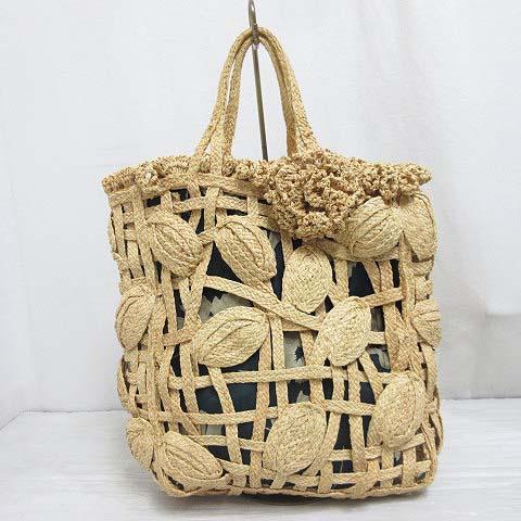 ジャマン・ピュエッシュ ラフィアカゴトート ジャマン・ピュエッシュ ラフィアカゴトート Jamin Puech