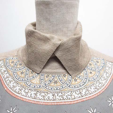 中古】エルメス ツイルレーヌ ニット セーター シルク 切替え カシミヤ