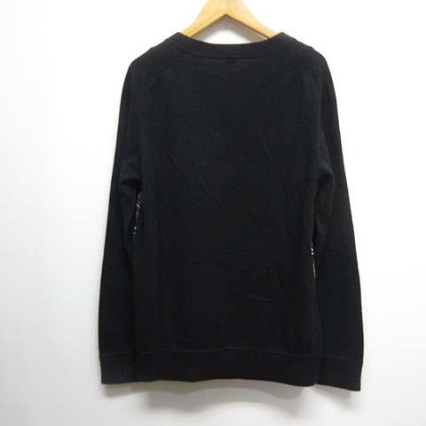 中古】エルメス HERMES ツイルレーヌ ニット セーター シルク 切替え