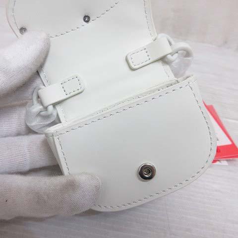 【中古】未使用品 ディーゼル DIESEL 1DR XXS CHAIN チェーン ショルダー ミニ バッグ チャーム 白 ホワイト X09889 中古】未使用品 ディーゼル DIESEL 1DR XXS CHAIN チェーン ショルダー