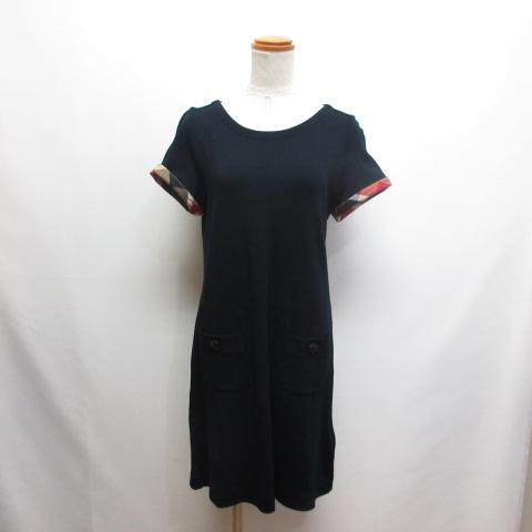 BLUE LABEL CRESTBRIDGE 半袖ワンピース 38 BLUE LABEL CRESTBRIDGE 「BLUE CRESTBRIDGE」 半袖ワンピース