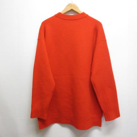【中古】ジルサンダー JIL SANDER SWEATER CN LS ウール ニット セーター 長袖 44 オレンジ J21GP0003 J14506_1