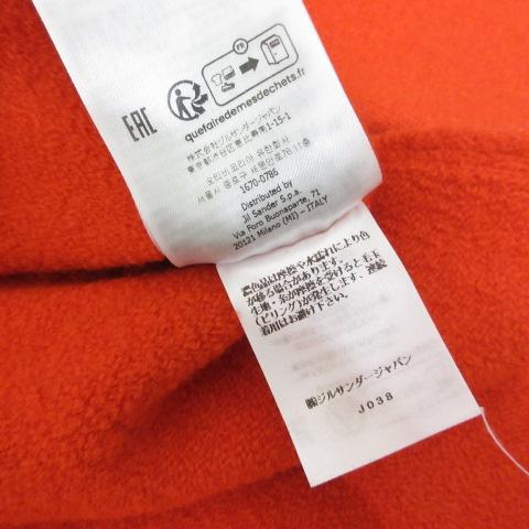 【中古】ジルサンダー JIL SANDER SWEATER CN LS ウール ニット セーター 長袖 44 オレンジ J21GP0003 J14506_4