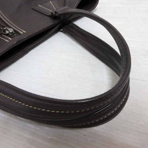 中古】ロンシャン LONGCHAMP レザー 2WAY トート ハンド バッグ