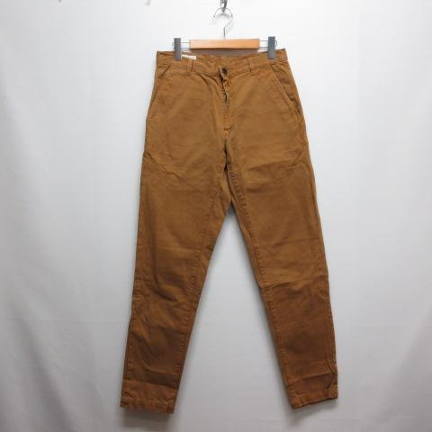 【中古】ドリスヴァンノッテン DRIES VAN NOTEN コットン チノ パンツ チノパン 44 キャメルブラウン ジッパーフライ