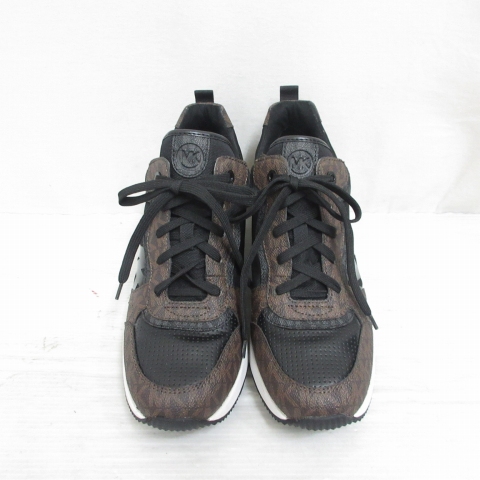 【中古】マイケルマイケルコース 美品 CRISTA TRAINER クリスタトレーナー スニーカー シューズ 7.5Ｍ 約24.5cm 靴