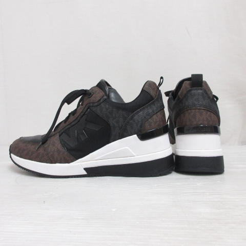 【中古】マイケルマイケルコース 美品 CRISTA TRAINER クリスタトレーナー スニーカー シューズ 7.5Ｍ 約24.5cm 靴