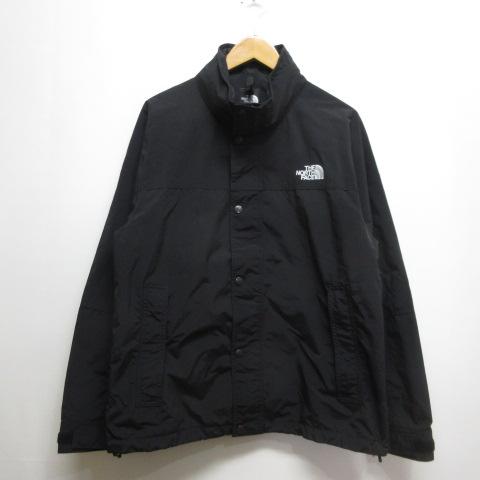 【中古】ザノースフェイス NP22550 ハイドレナ ウィンド ジャケット S 黒 ブラック はっ水加工 ウインドブレーカー