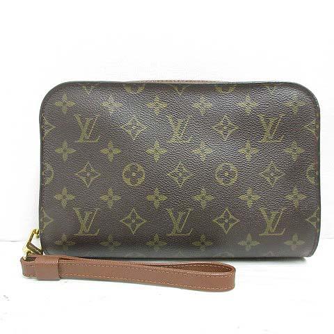 【中古】ルイヴィトン LOUIS VUITTON モノグラム オルセー M51790 セカンド バック クラッチ ストラップ付き