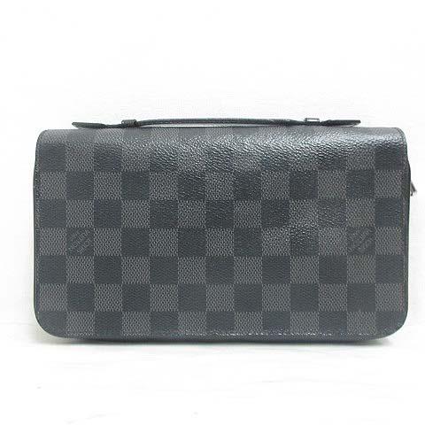 中古】ルイヴィトン ダミエ グラフィット ジッピー XL 長財布 N41503