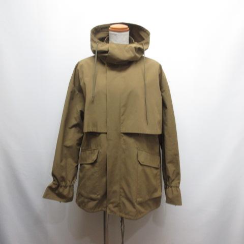 【中古】ヴァシュモン VACHEMENT 美品 マウンテンパーカー ジャケット F キャメルブラウン ブルゾン ダブルジップ