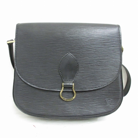【中古】ルイヴィトン LOUIS VUITTON エピ サンクルー M52192 ショルダー バッグ ノワール 黒 斜め掛け レザー