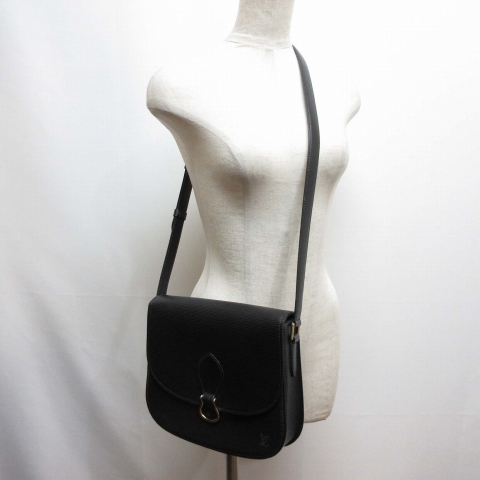 【中古】ルイヴィトン LOUIS VUITTON エピ サンクルー M52192 ショルダー バッグ ノワール 黒 斜め掛け レザー_1