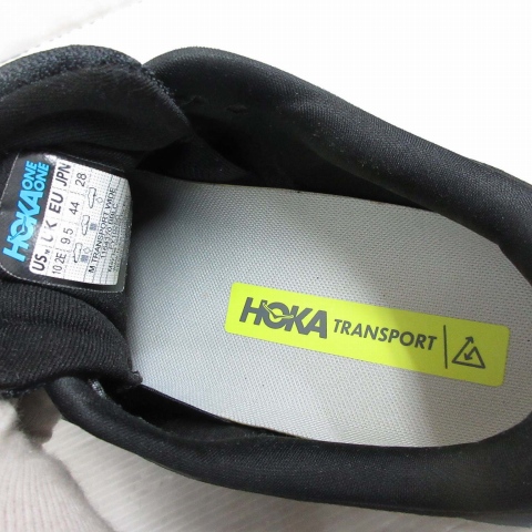 【中古】ホカオネオネ HOKA ONE ONE 美品 1164370 M TRANSPORT WIDE トランスポート ワイド スニーカー シューズ 28cm