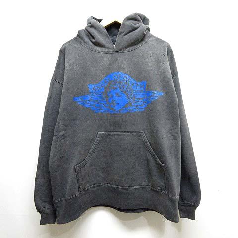 【中古】未使用品 セントマイケル SAINTMICHAEL 25AW ANGEL HOODIE エンジェル フーディー L スウェット パーカー