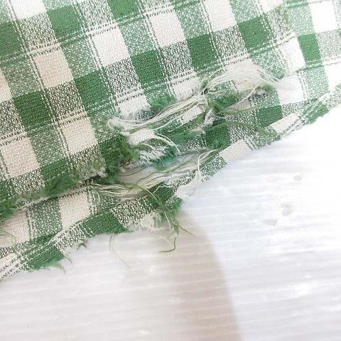 【中古】アンセルム ANCELLM 2025SS C/R CHECK OVER SHIRT チェック柄 オーバー シャツ 2 グリーン 緑 ANC-SH55 長袖_3