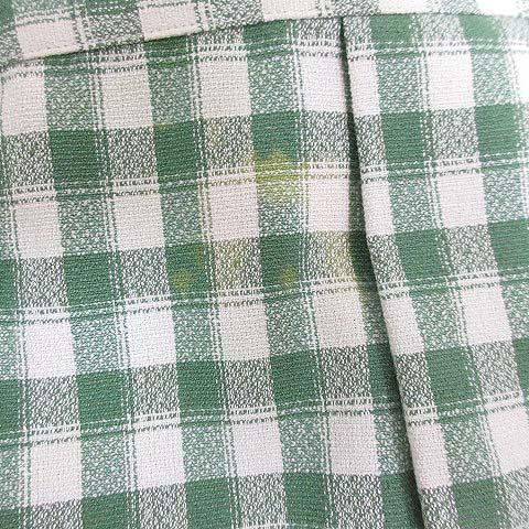 【中古】アンセルム ANCELLM 2025SS C/R CHECK OVER SHIRT チェック柄 オーバー シャツ 2 グリーン 緑 ANC-SH55 長袖_5