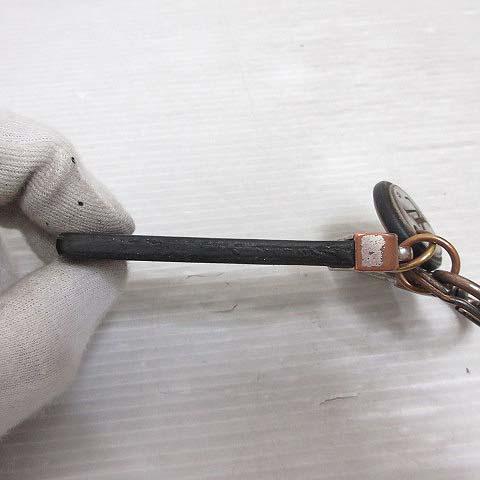 【中古】ルイヴィトン タイガ ポルトクレ ネオLVクラブ M67242 キーリング キーホルダー レザー 黒 ノワール ☆AA★_5