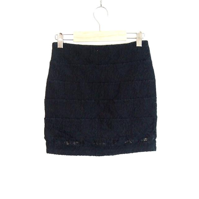 中古 リップサービス Lip Service スカート タイト ミニ 透け感 シースルー レース サイドジッパー 黒 レディースの通販はau Wowma ブランド古着のベクトル