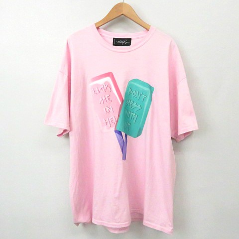 中古 ミルクボーイ Milkboy Ice Cream Bar Tee アイスクリーム バー プリント 半袖tシャツ カットソー ピンク の通販はau Pay マーケット ブランド古着のベクトル