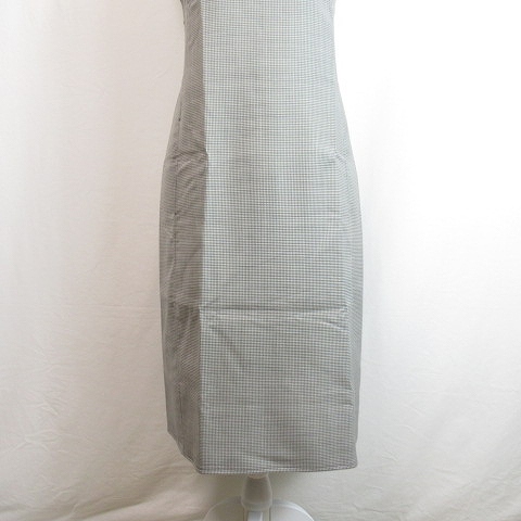 中古 ポロ ラルフローレン Polo Ralph Lauren ワンピース ノースリーブ ロング 千鳥 ウール混 2 グレー レディースの通販はau Pay マーケット ブランド古着のベクトル