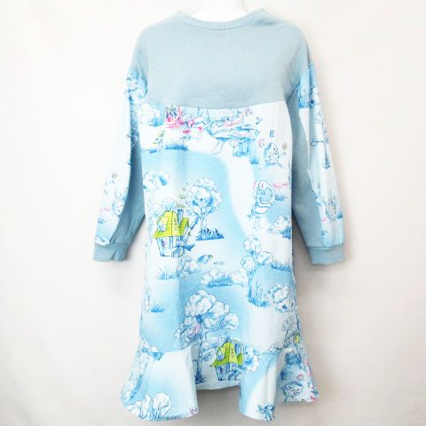 中古 ミルク Milk ワンダーランドトレーナー ワンピース サックスブルー レディースの通販はau Pay マーケット ブランド古着のベクトル