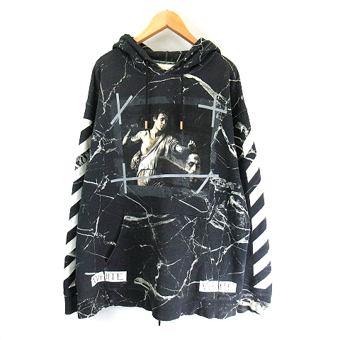 off white marble hoodie