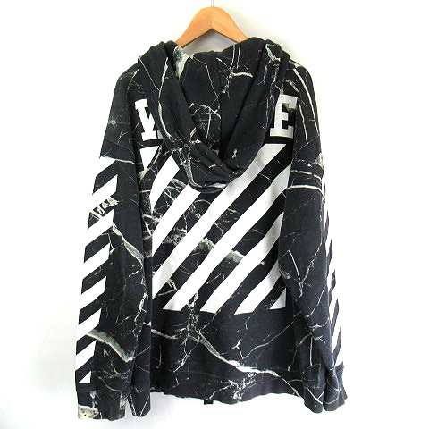 off white marble hoodie