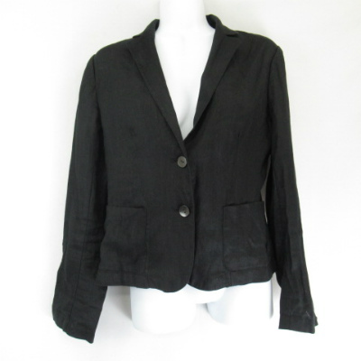 中古 ユニクロ Uniqlo 無地 2b 麻 リネン テーラードジャケット 黒 ブラック S レディースの通販はau Pay マーケット ブランド古着のベクトル