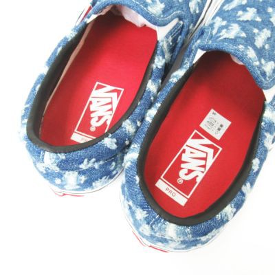 中古 Supreme ss Vans Hole Punch Denim Slip On Pro Blue 26 5cm ホール パンチ デニム スリッポン 2 の通販はau Pay マーケット ブランド古着のベクトル