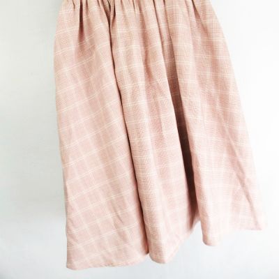 中古 アマベル Amavel 肩フリル ノースリーブ チェック レースアップ フレアワンピース ピンク系 F レディースの通販はau Pay マーケット ブランド古着のベクトル