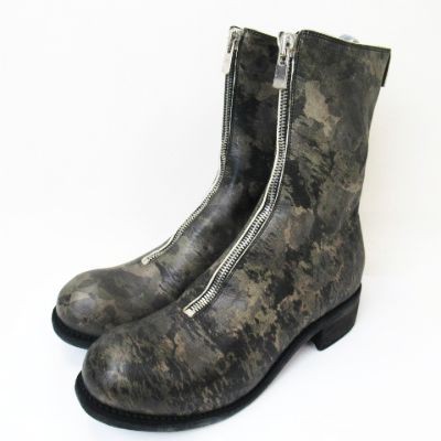 グイディ GUIDI 19SS リミテッド ロング フロントジップブーツ 靴