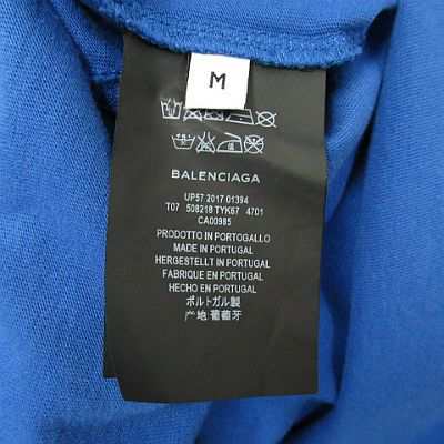 中古 バレンシアガ balenciaga aa europe 2018 オーバーサイズ ビッグシルエット ポケット tシャツ 半袖 m au pay マーケット